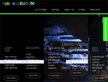 Tablet Screenshot of funwarehousemb.com